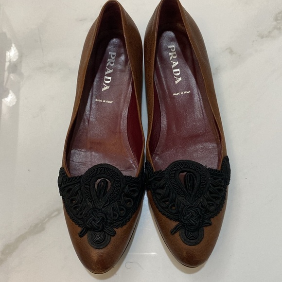Prada Flats Sz 37 - Picture 2 of 8